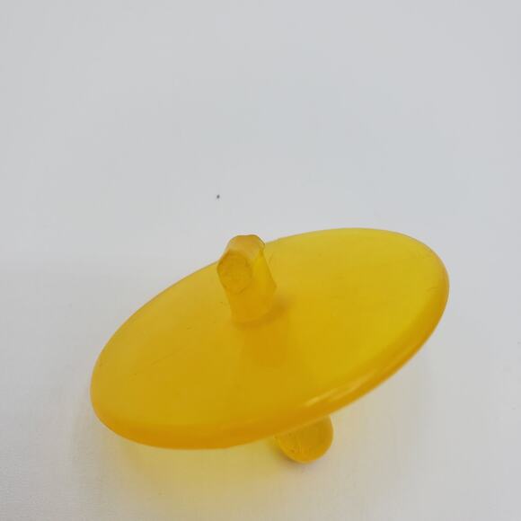 Uneeda Vintage Babydoll Pacifier Bald Blue Eyes Removable Binky Unisex Play Toy - Picture 7 of 10